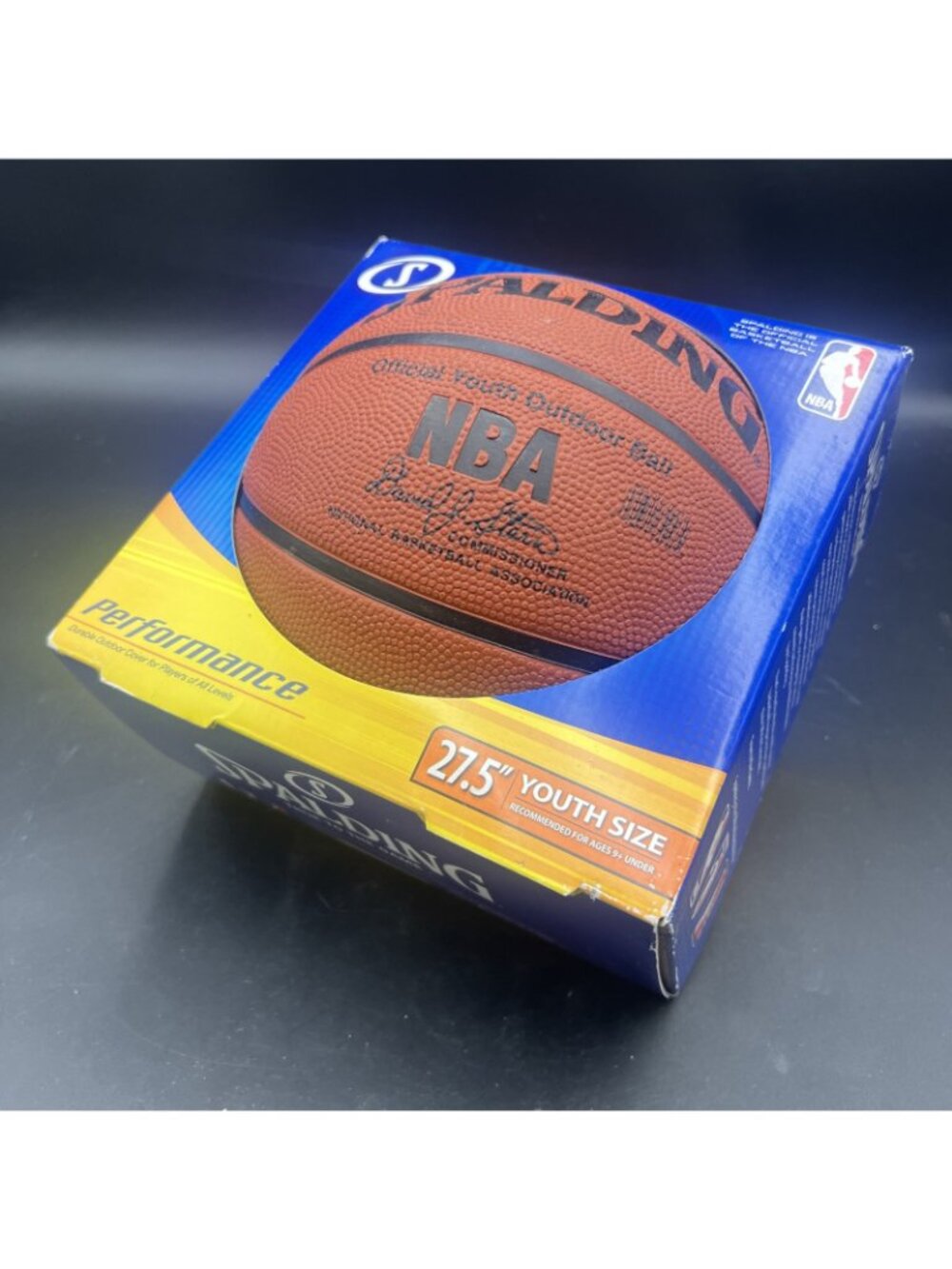Vtg Spalding NBA Youth Outdoor Basketball - Size 5 (27.5) NIB - David Stern - Picture 10 of 10